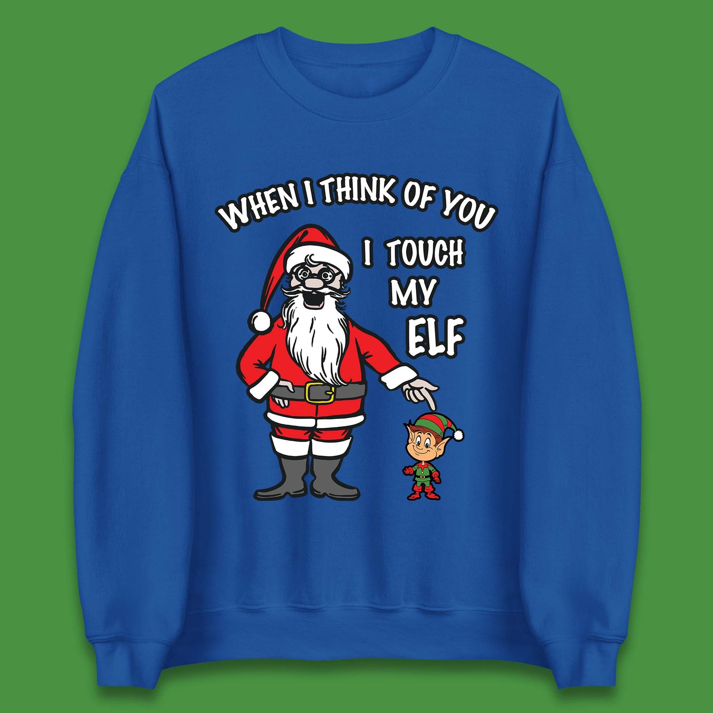 Cheeky Rude Funny Christmas Unisex Sweatshirt