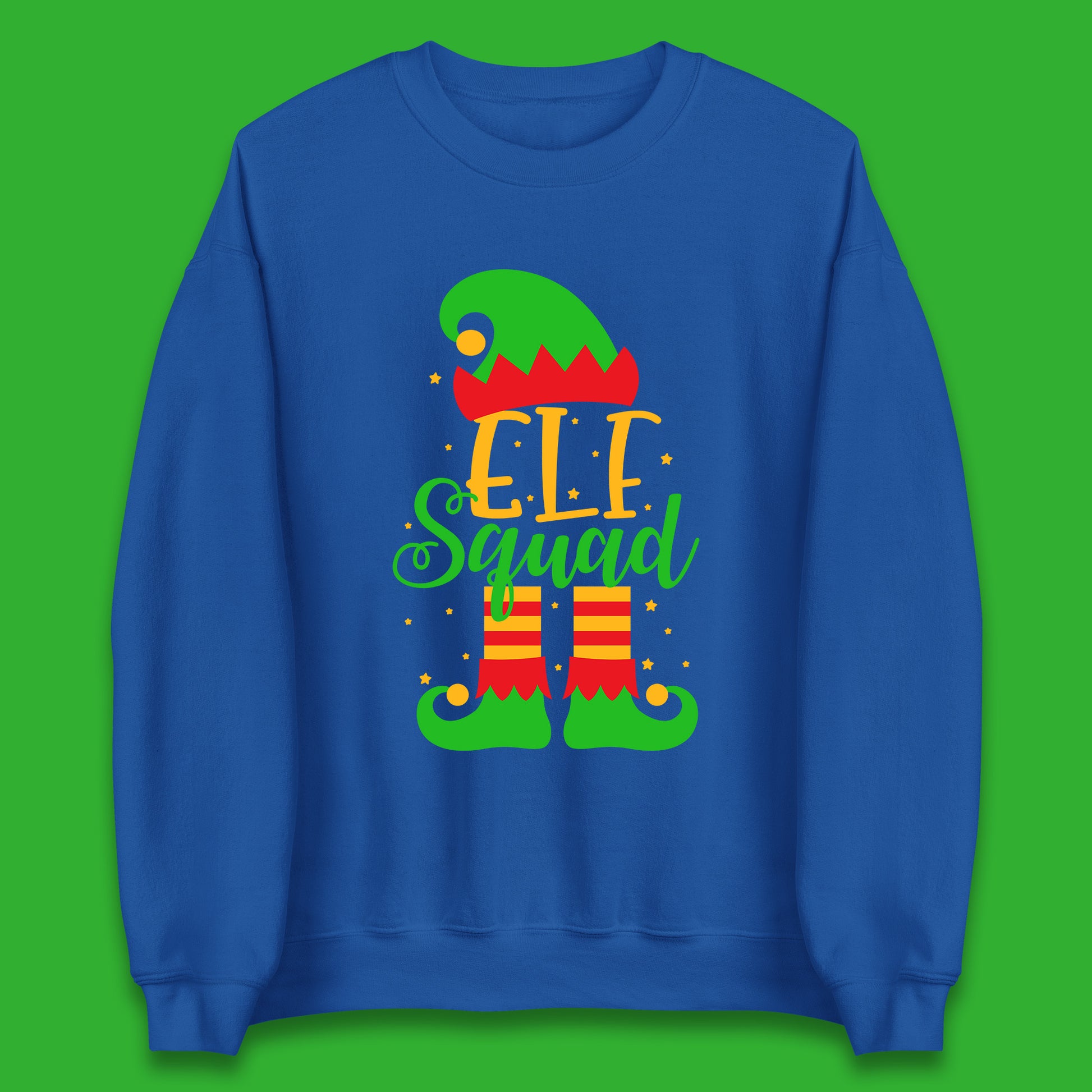 christmas elf squad sweatshirt