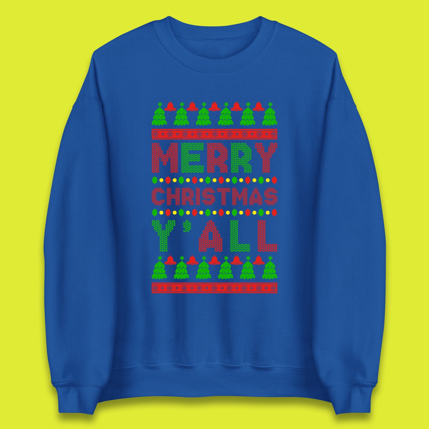 merry christmas y'all sweatshirt