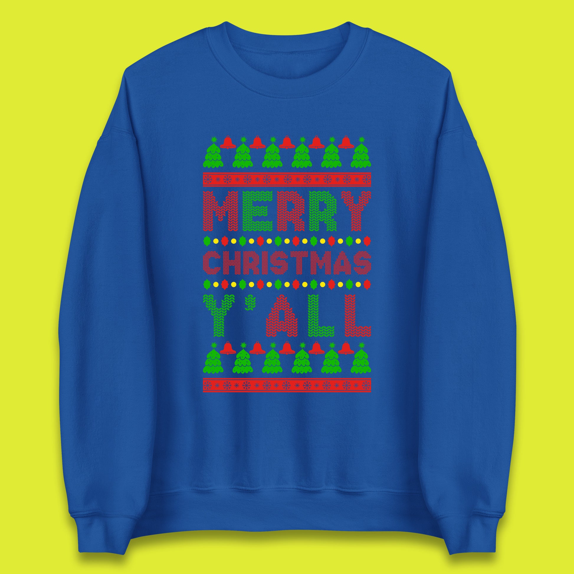 merry christmas y'all sweatshirt