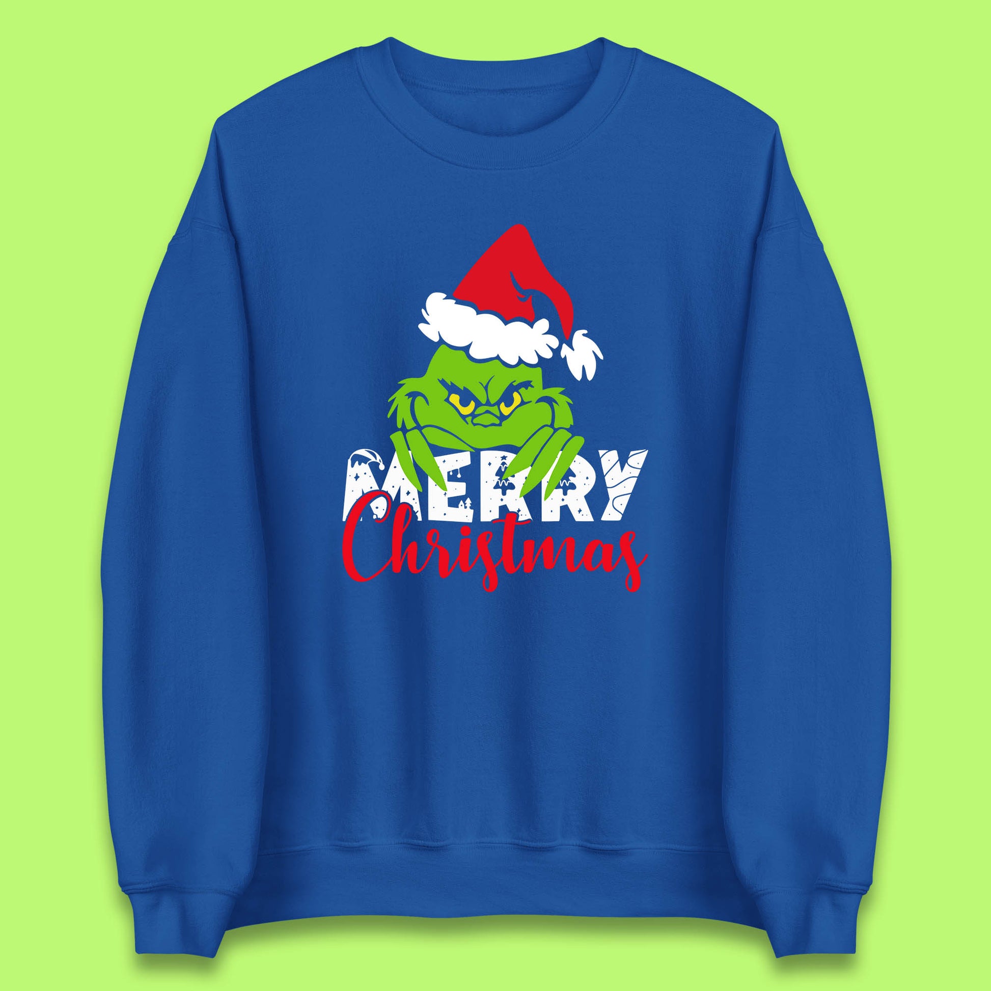 merry christmas grinch sweatshirt