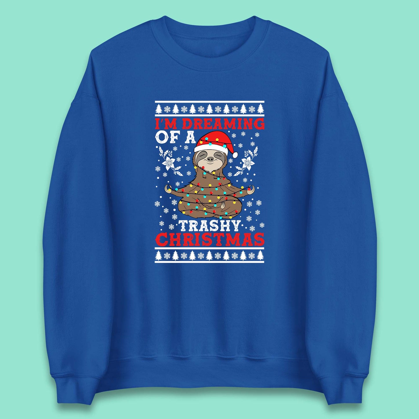 sloth christmas sweatshirt