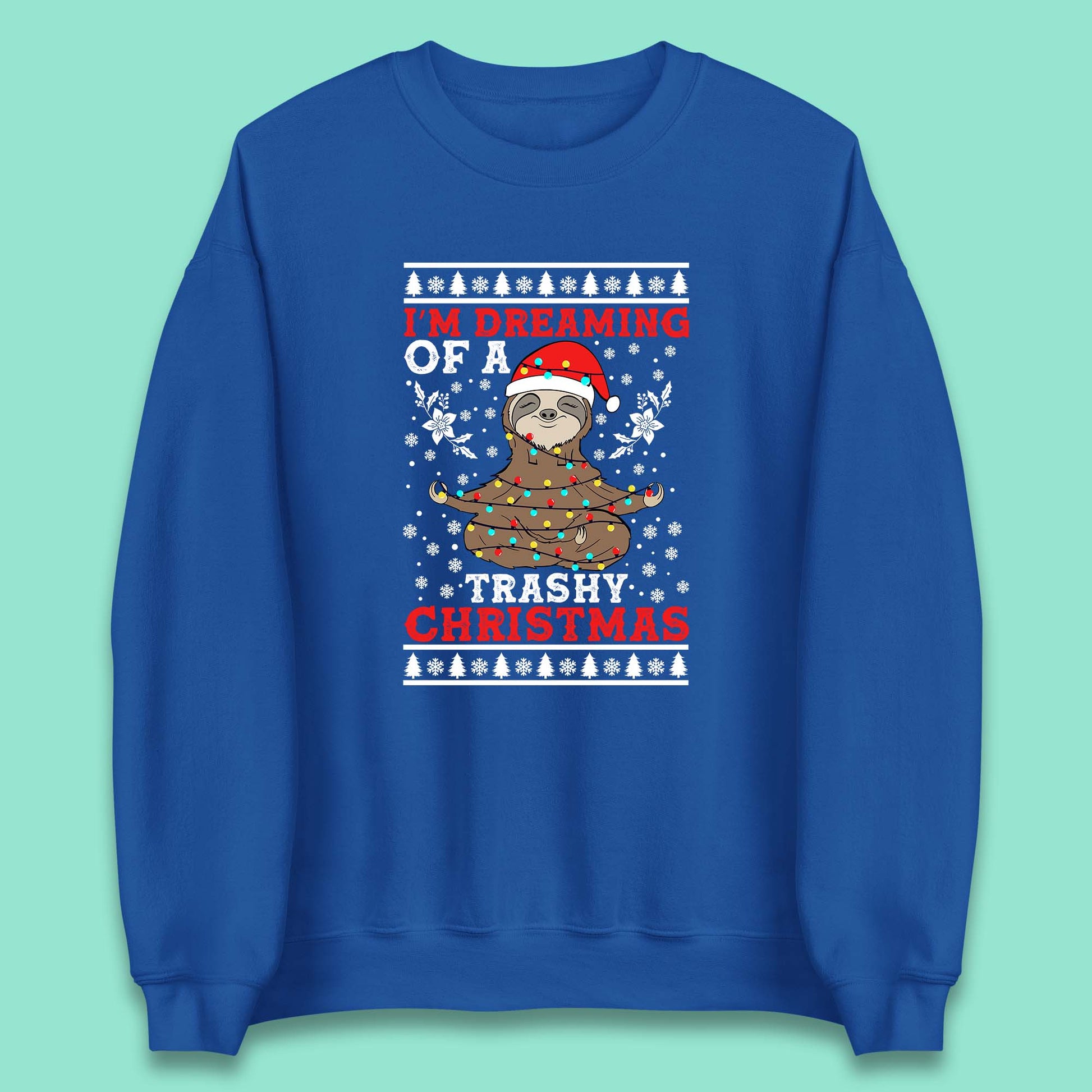 sloth christmas sweatshirt