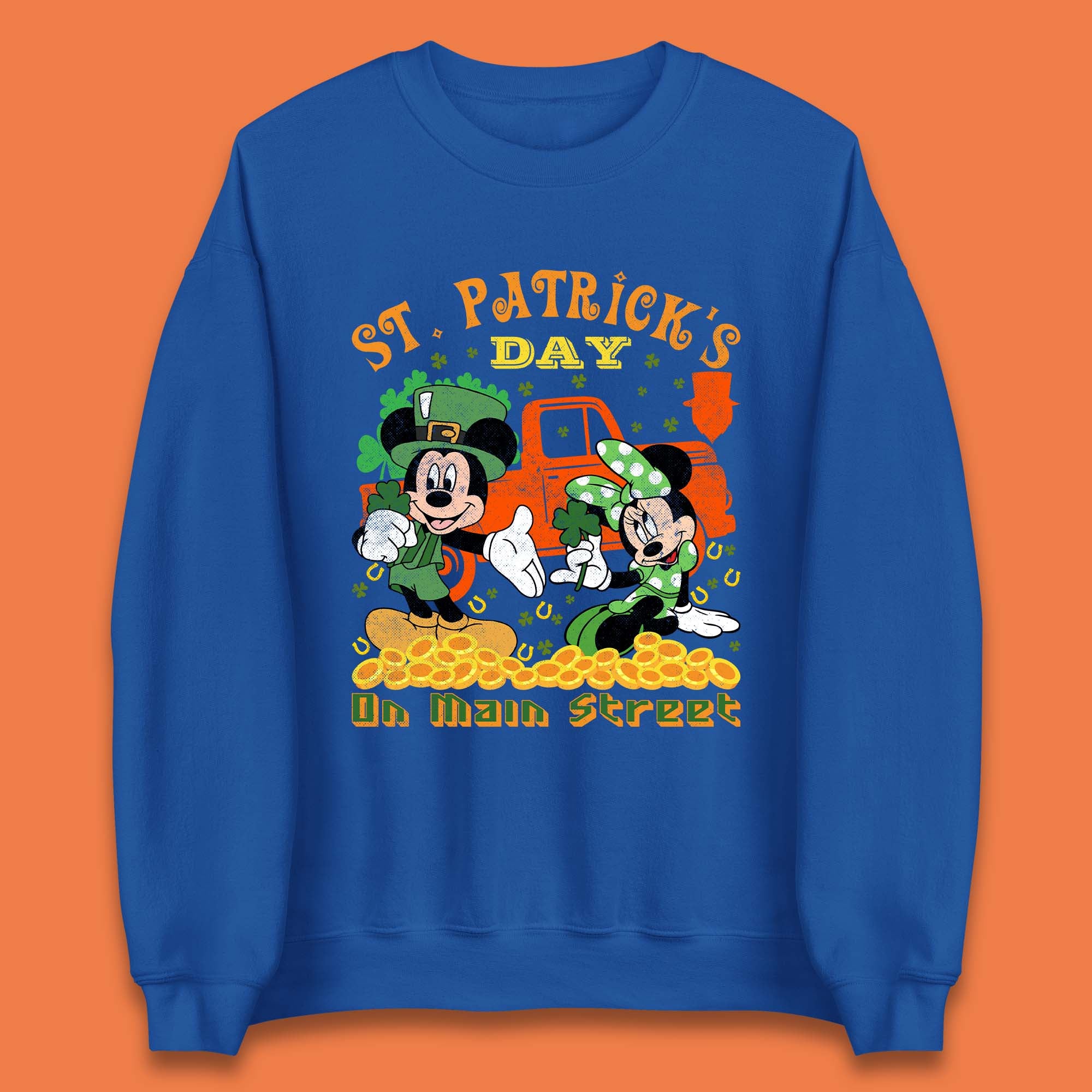 Adults Mickey Mouse St Patrick's Day Sweatshirt