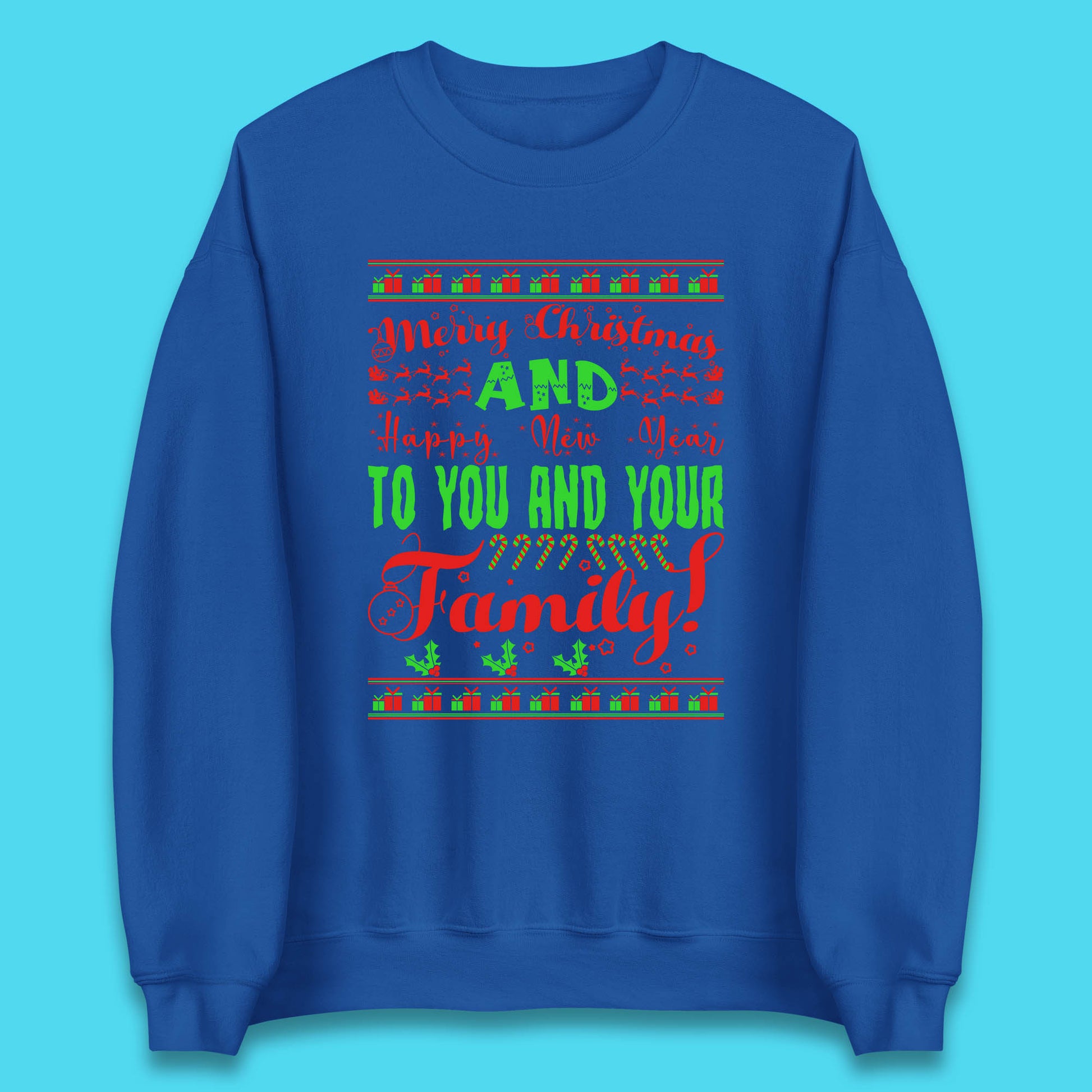 merry christmas family sweatshirt