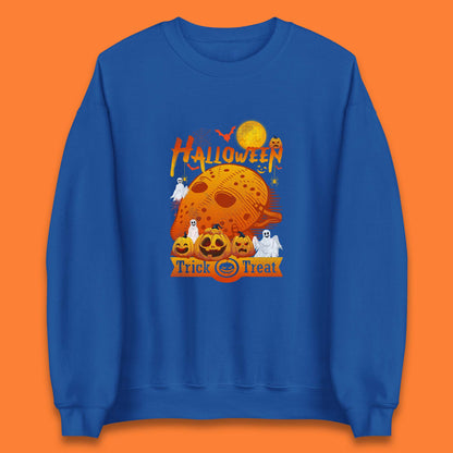 Happy Halloween Jason Voorhees Face Mask Halloween Friday The 13th Horror Movie Halloween Pumpkins Unisex Sweatshirt