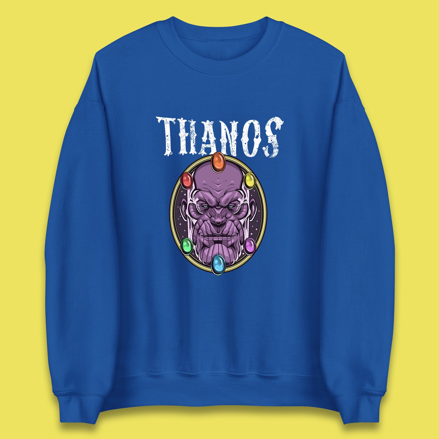 Thanos Avengers Infinity Stones Thanos Comic Book Supervillain Fictional Characters Infinity Gauntlet Marvel Villian Unisex Sweatshirt