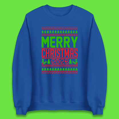 Merry Christmas 2023 Winter Holiday Festive Celebration Xmas Gift Unisex Sweatshirt