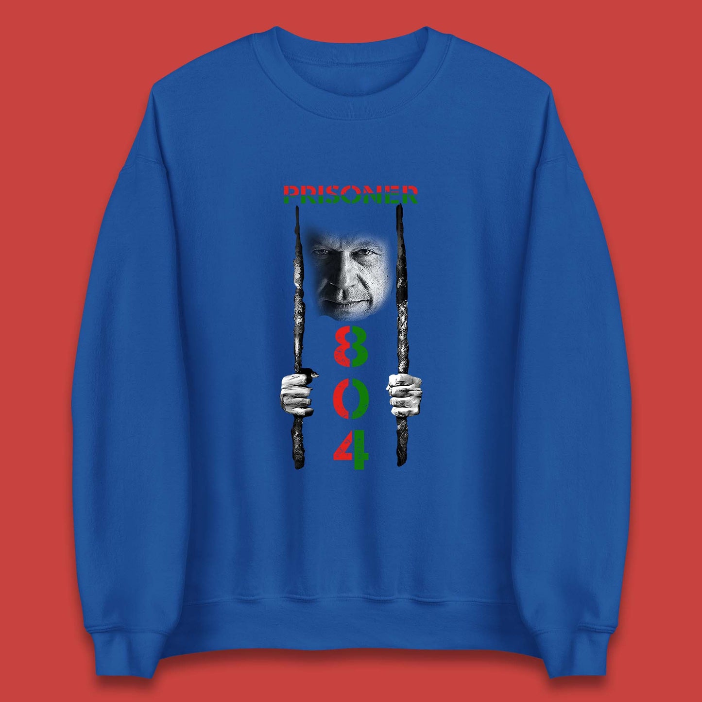 Prisoner No 804 Release Imran Khan Pride Of Nation Stand With Imran Khan Pakistan Behind You Skipper Unisex Sweatshirt