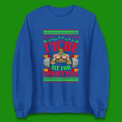 christmas workout sweatshirt