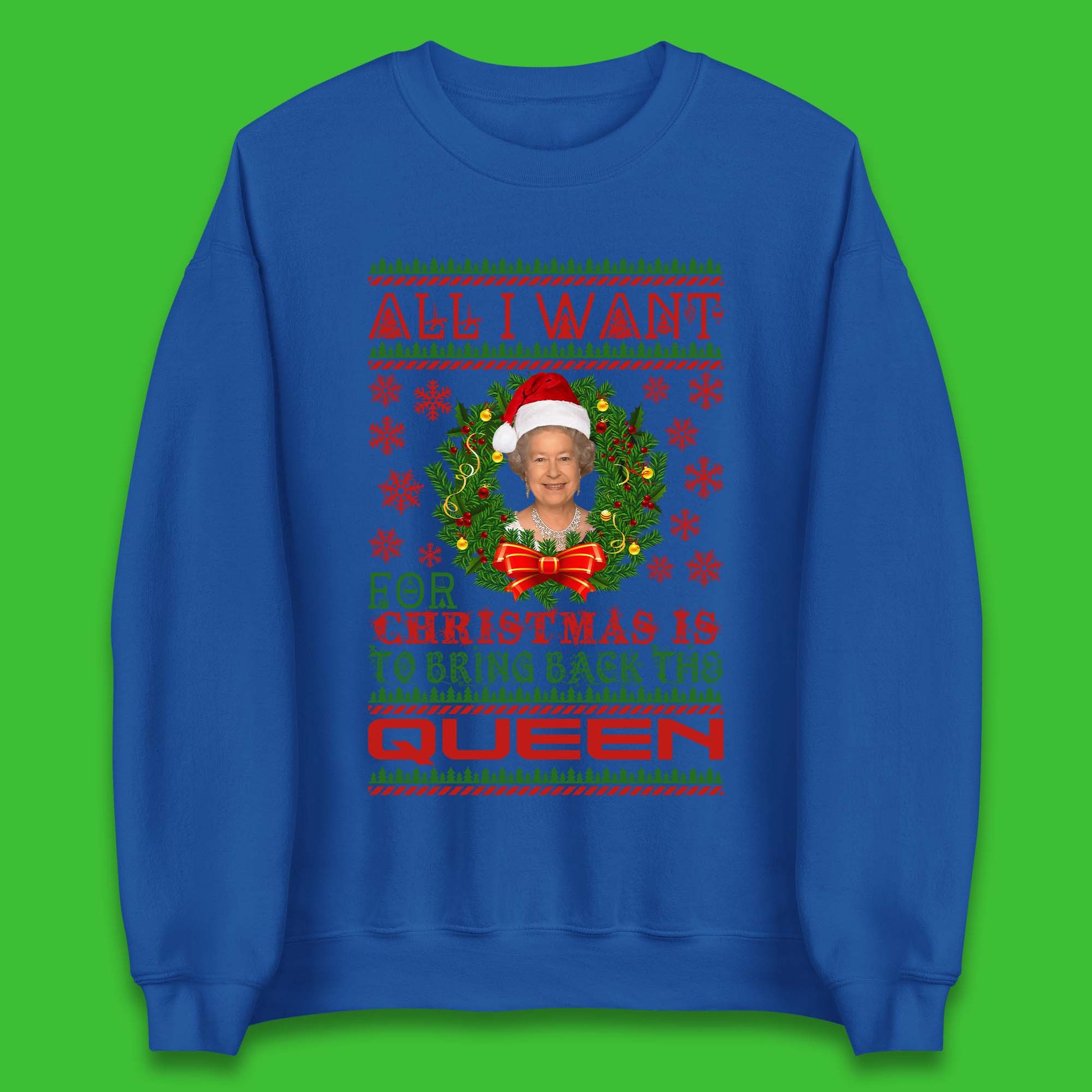 Queen Elizabeth Christmas Sweater
