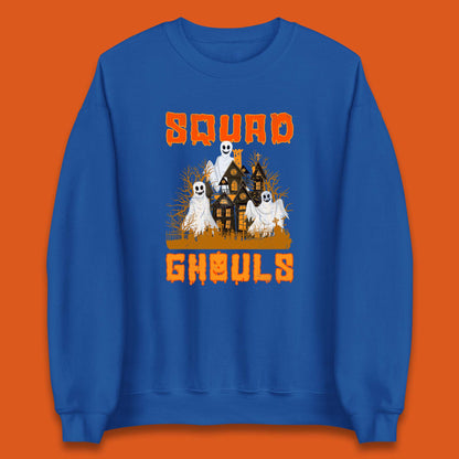 Squad Ghouls Halloween Boo Ghost Horror Scary Haunted House Unisex Sweatshirt