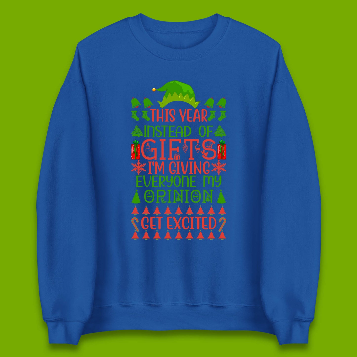 christmas elf sweatshirt