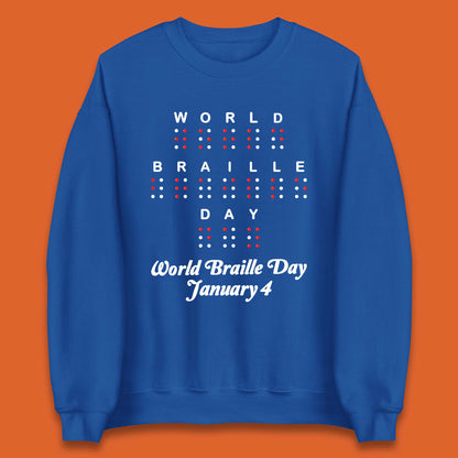 World Braille Day Unisex Sweatshirt