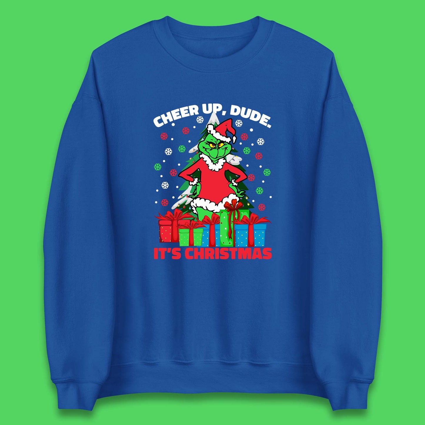 cheer up dude it's christmas sweatshirt