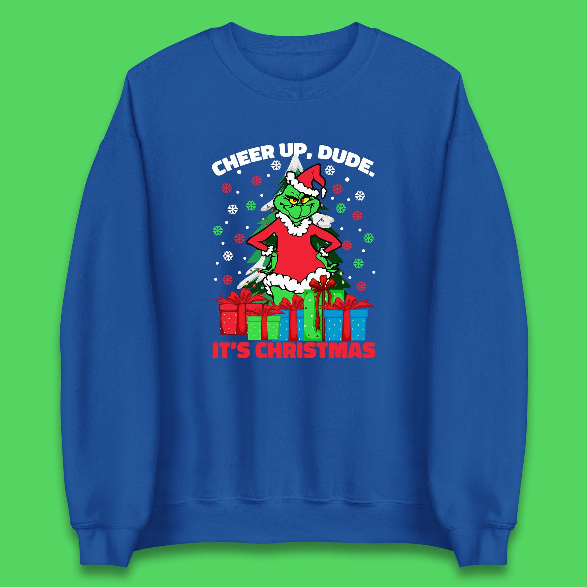 cheer up dude it's christmas sweatshirt