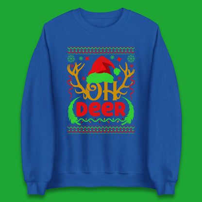 deer antlers christmas sweatshirt