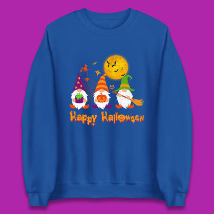 Happy Halloween Gnomies Spooky Witch Gnomes Scary Gnome Lover Unisex Sweatshirt