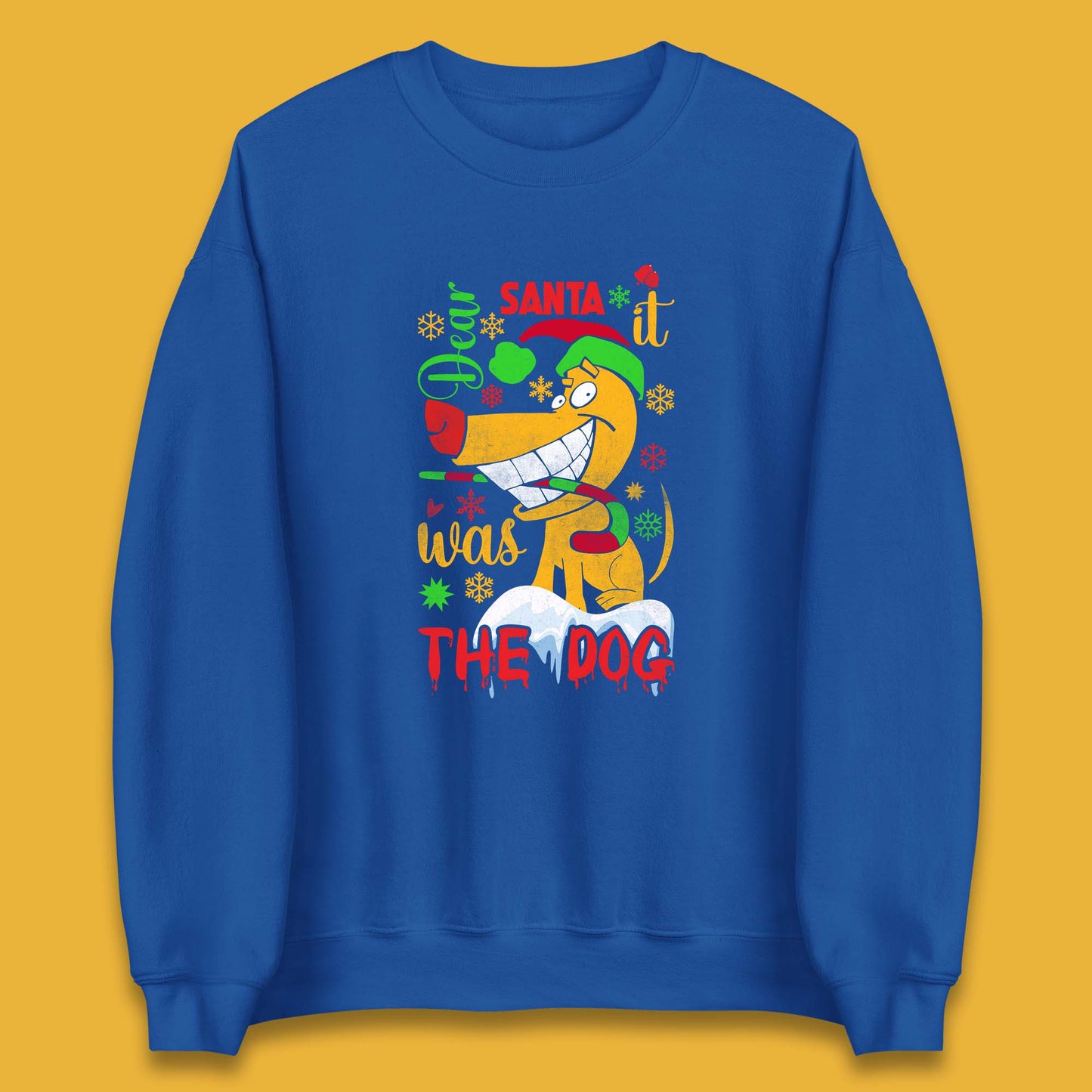 christmas dog sweatshirt