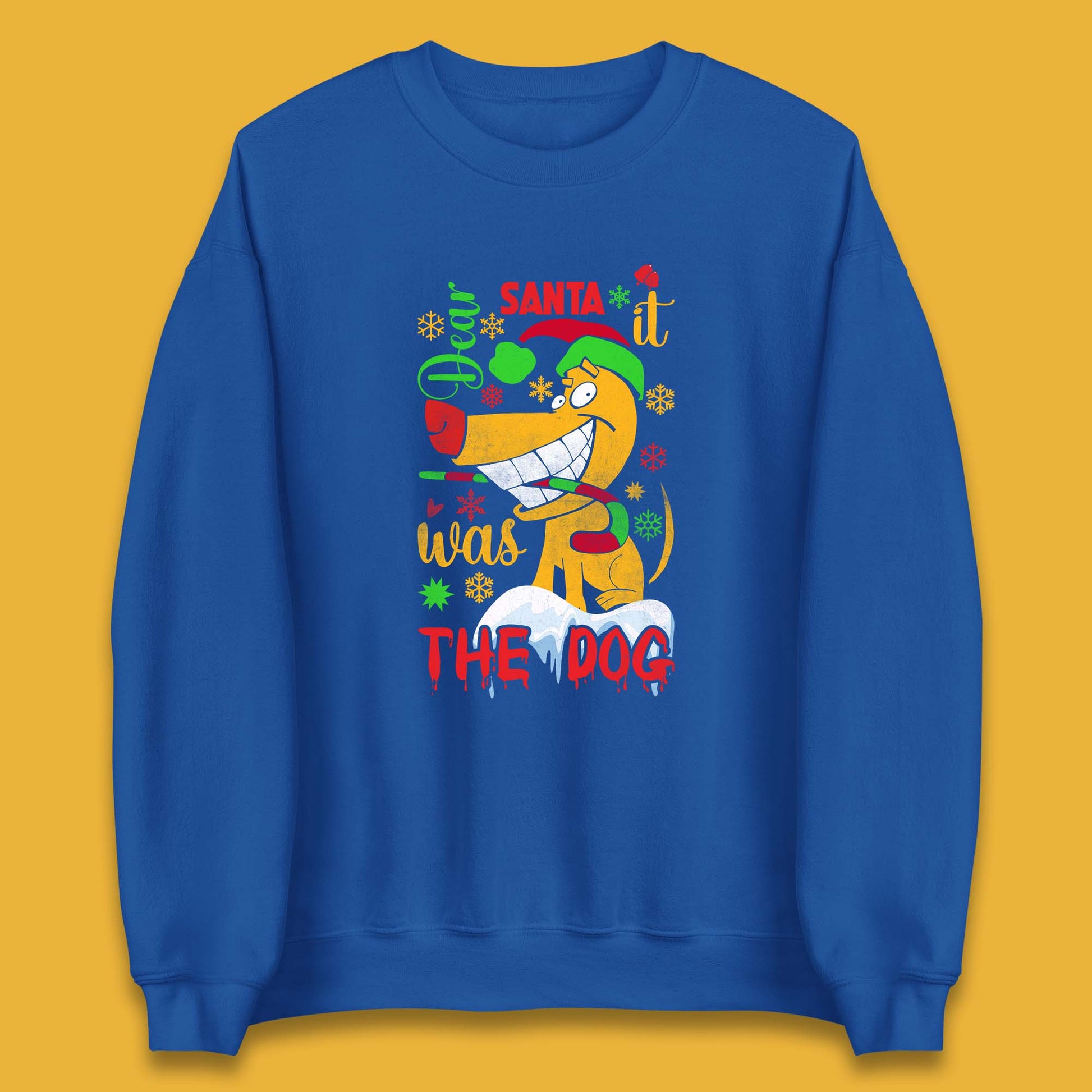 christmas dog sweatshirt