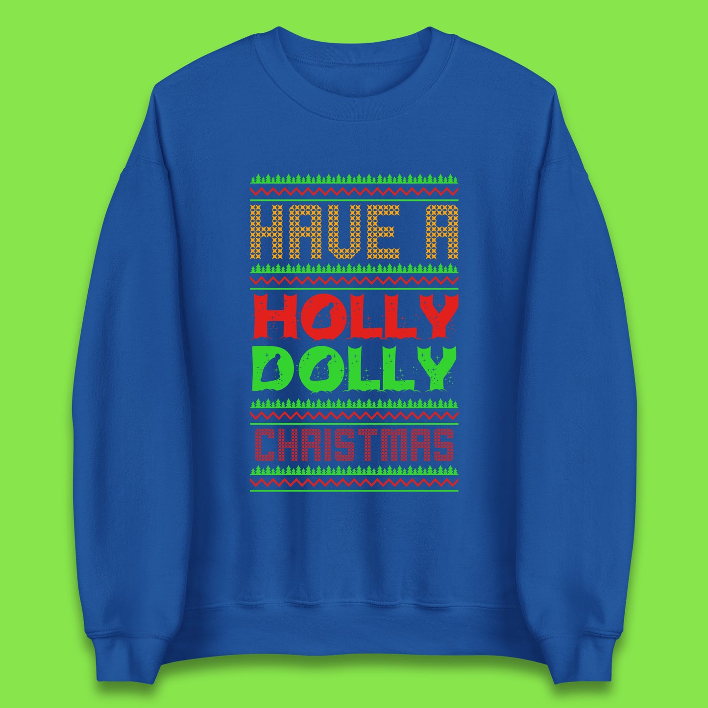 holly dolly christmas sweatshirt