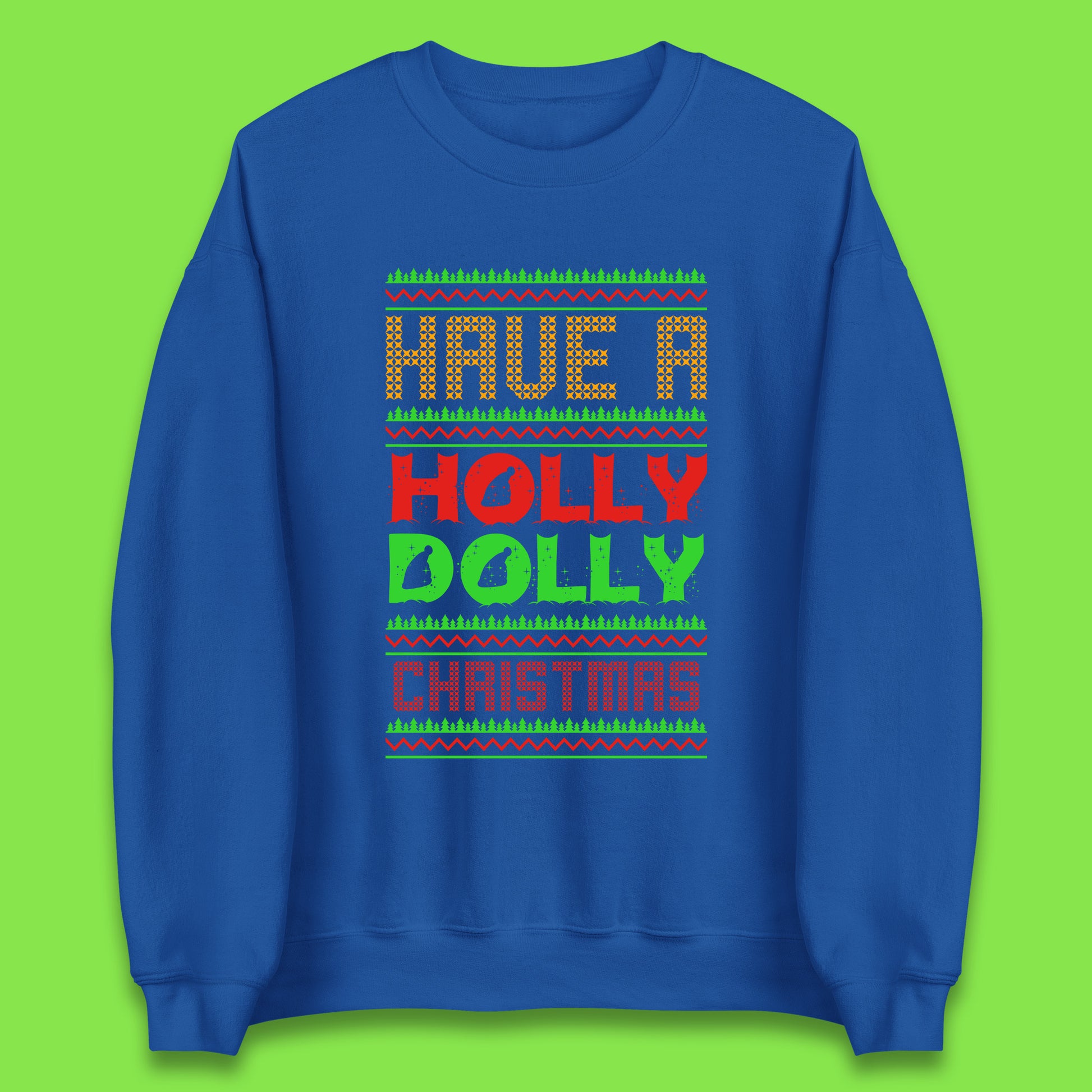 holly dolly christmas sweatshirt