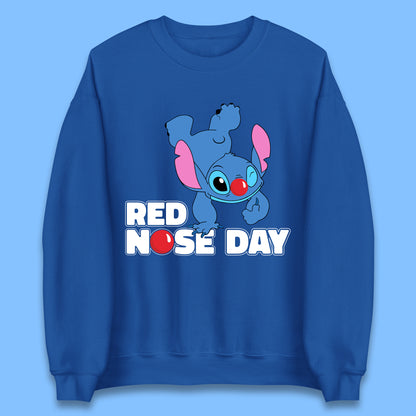 Stitch Red Nose Day Unisex Sweatshirt