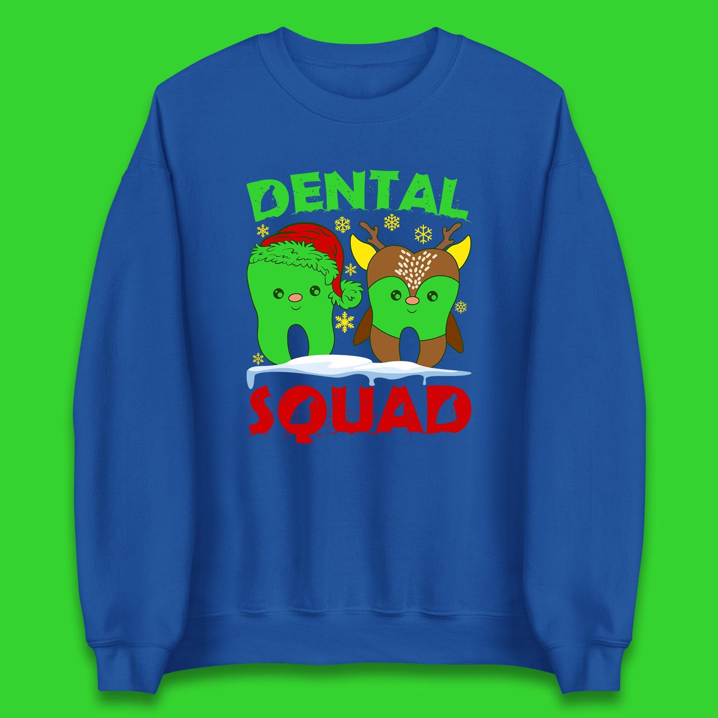 christmas dental squad sweatshirt