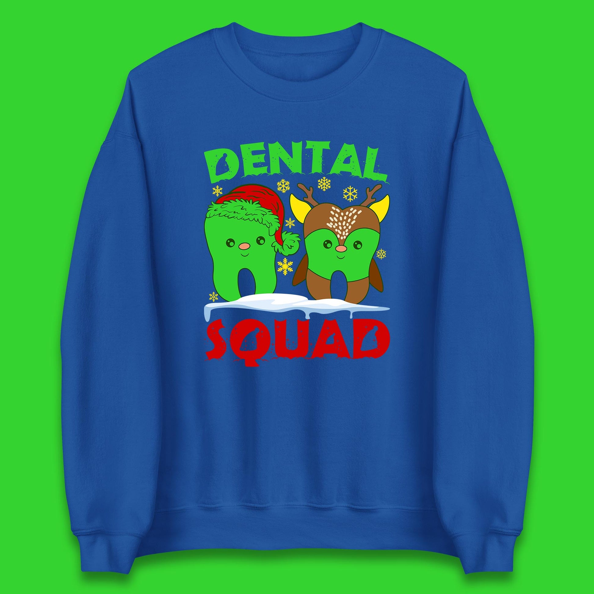 christmas dental squad sweatshirt