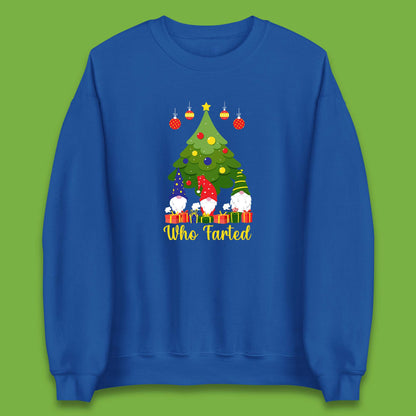 who farted christmas gnomes funny sweatshirt
