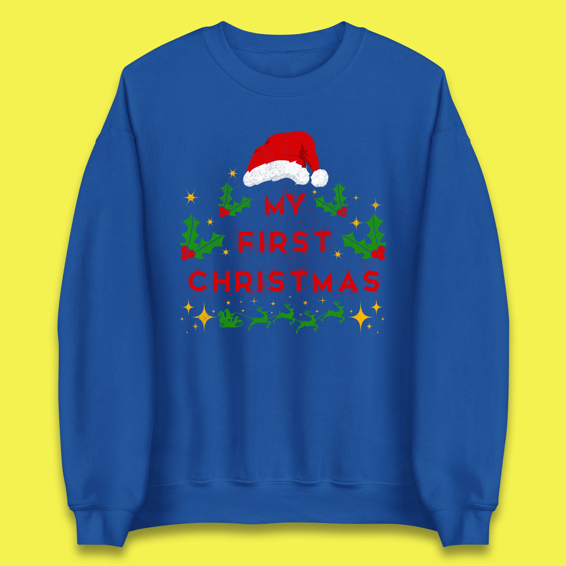 my first christmas winter sweater