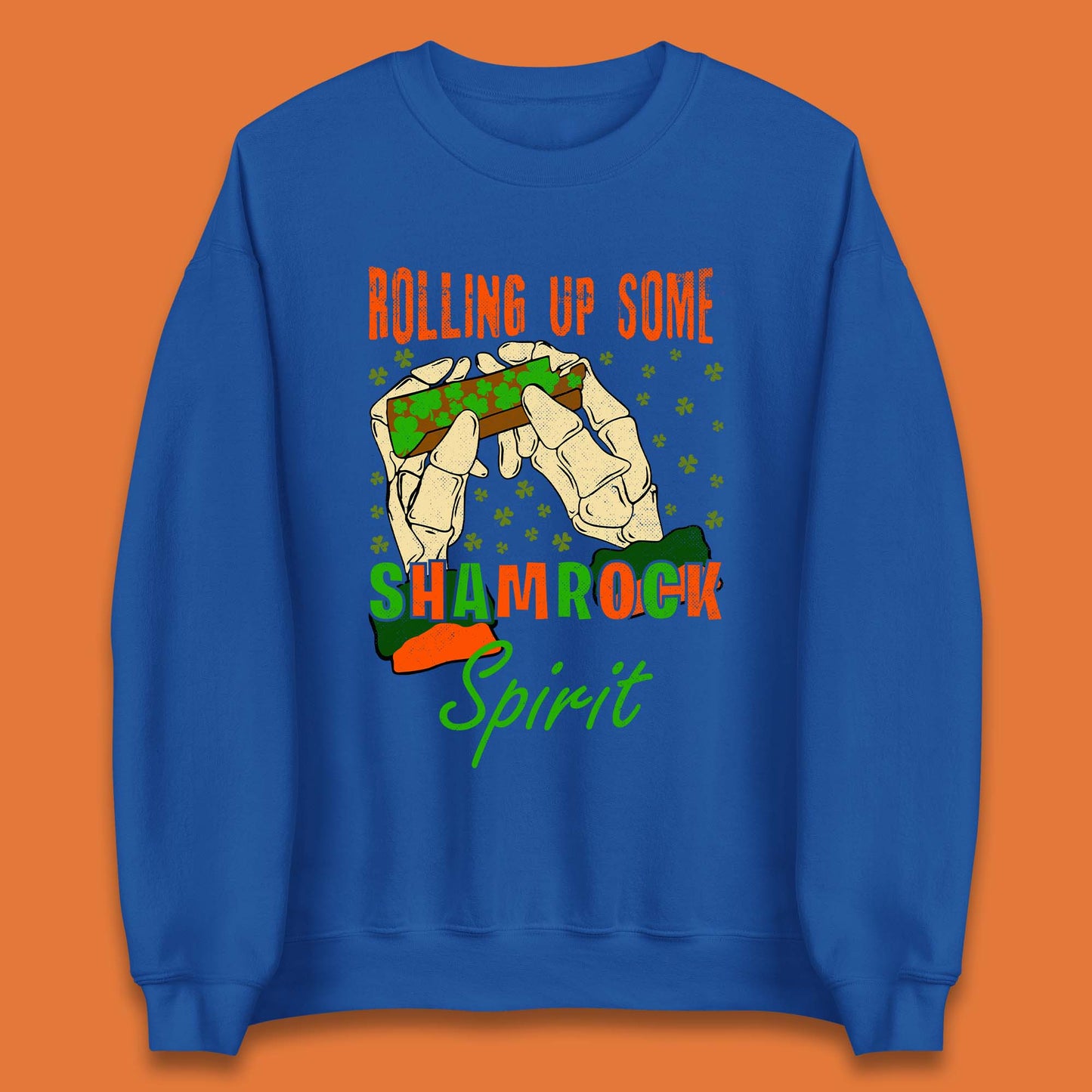 Rolling Up Some Shamrock Spirit Unisex Sweatshirt