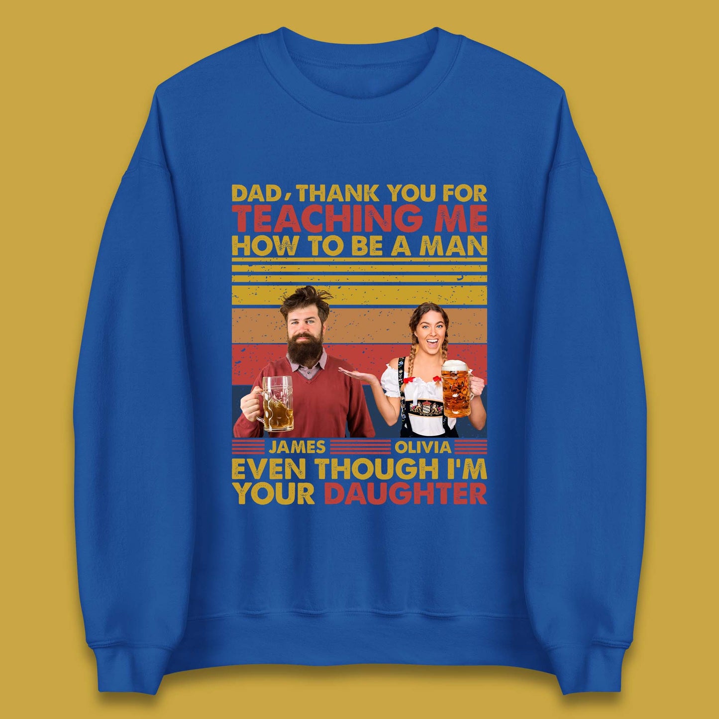 Personalised Thank You For Teaching Me Unisex Sweatshirt