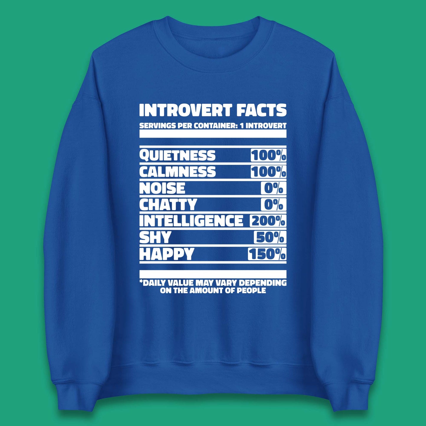 Introvert Facts Unisex Sweatshirt