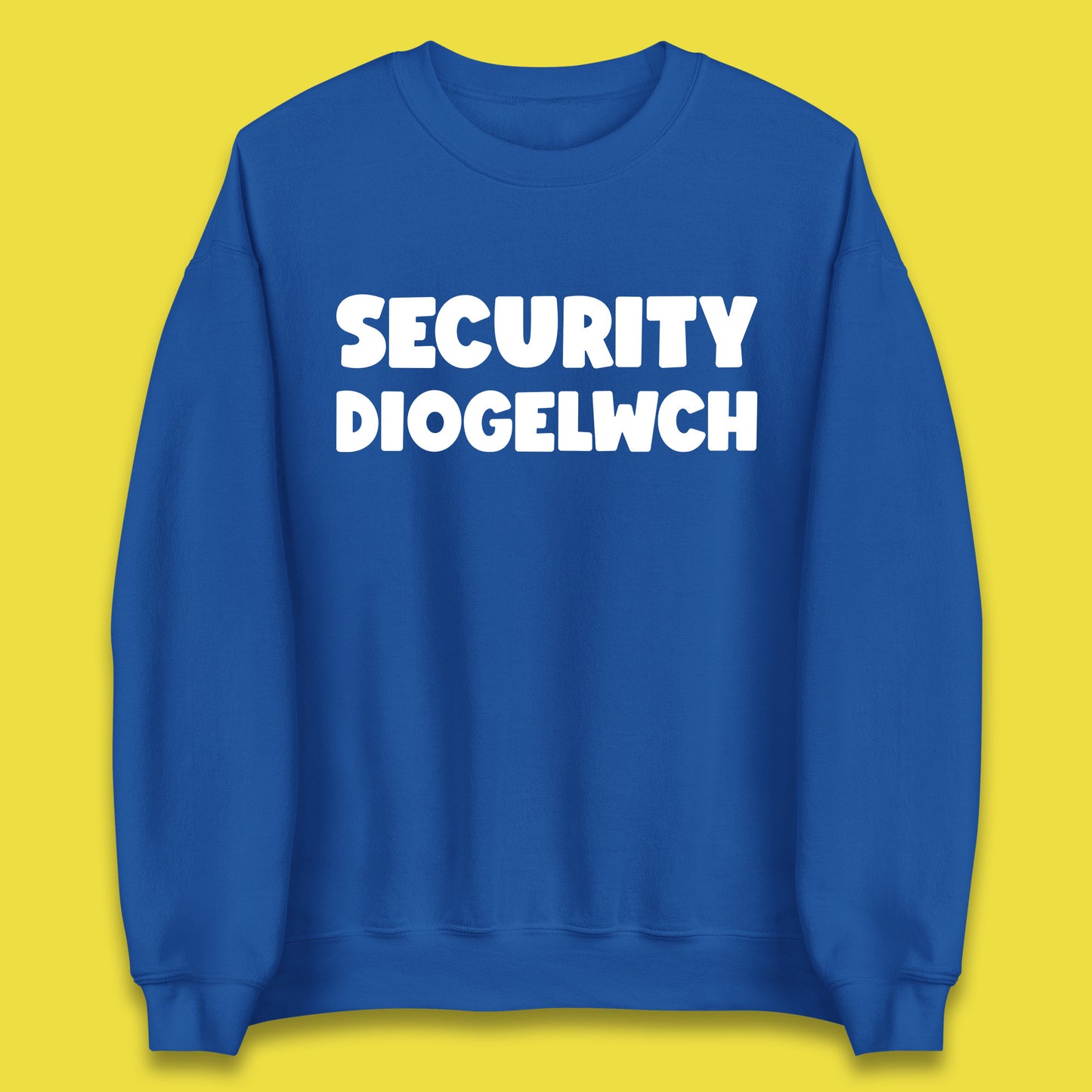 Security Diogelwch Security Services Diogelwch Cymru Workwear Guard Doorman Bodyguard Unisex Sweatshirt