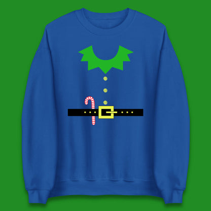 christmas elf costume christmas candy sweatshirt