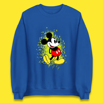 Disney Vintage Mickey Mouse Cartoon Character Disneyland Vacation Trip Disney World Unisex Sweatshirt