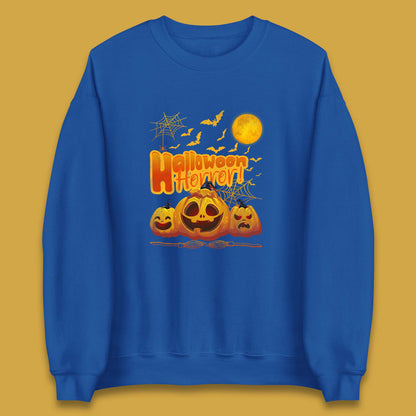 Happy Halloween Jack-o-lantern Horror Scary Monster Pumpkins Unisex Sweatshirt