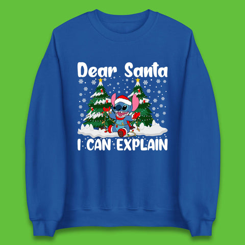 Santa Stitch Christmas Unisex Sweatshirt