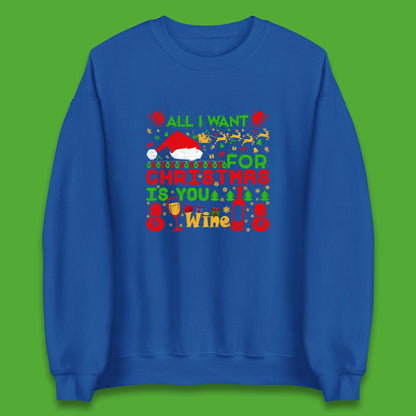 Wine Christmas Sweatshirt