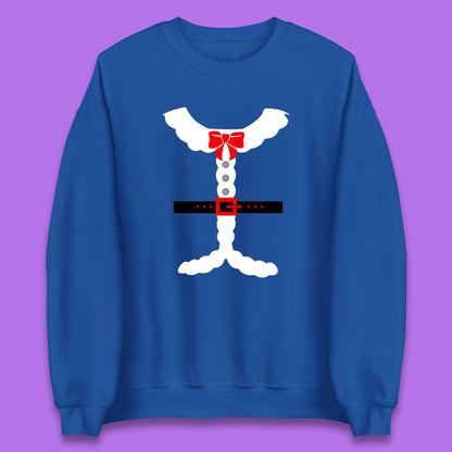 santa costume christmas sweatshirt