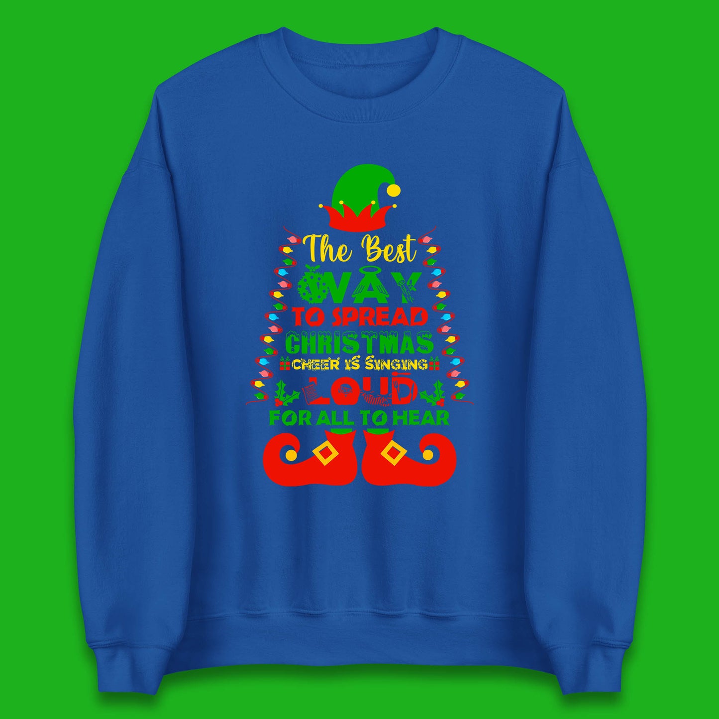 elf christmas sweatshirt