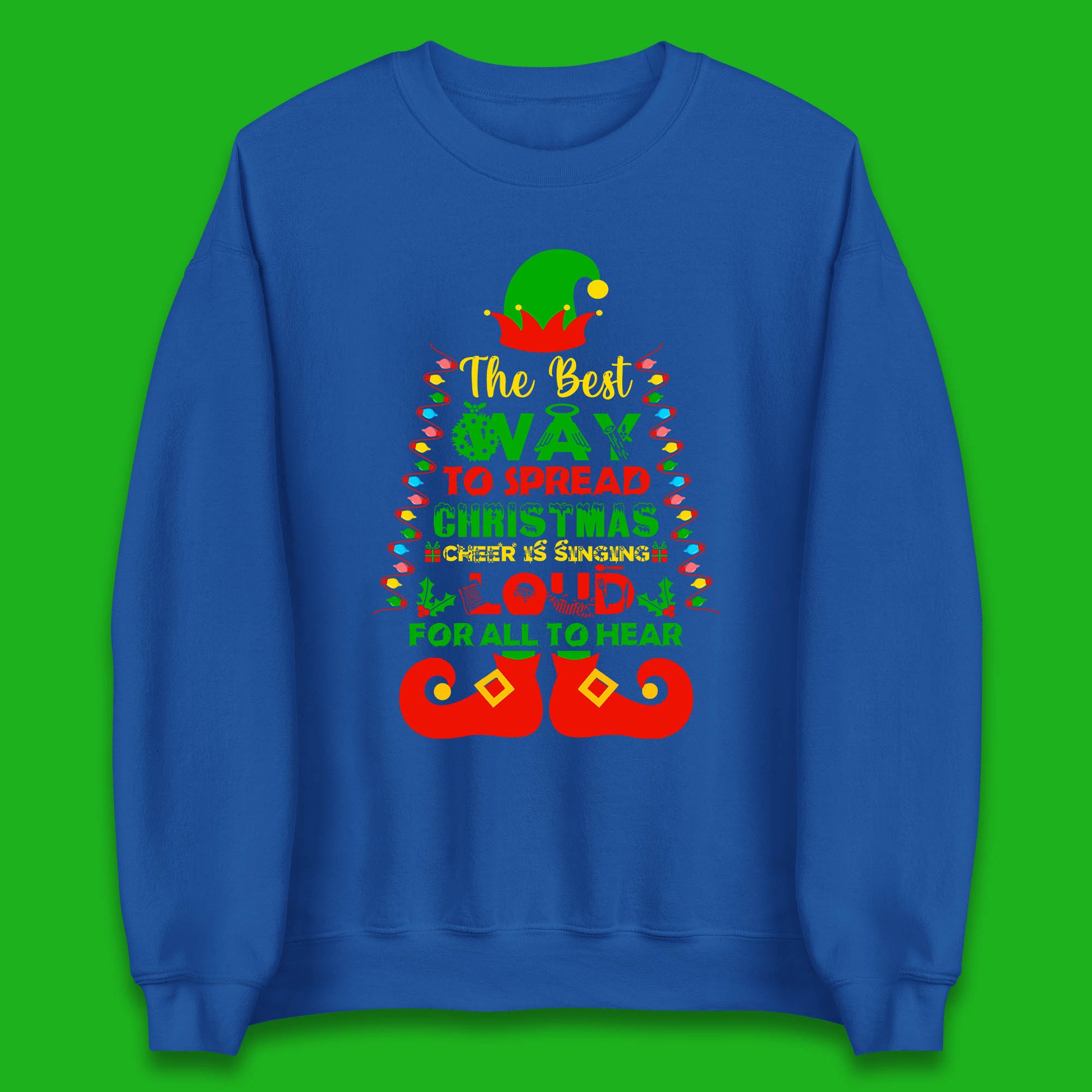 elf christmas sweatshirt