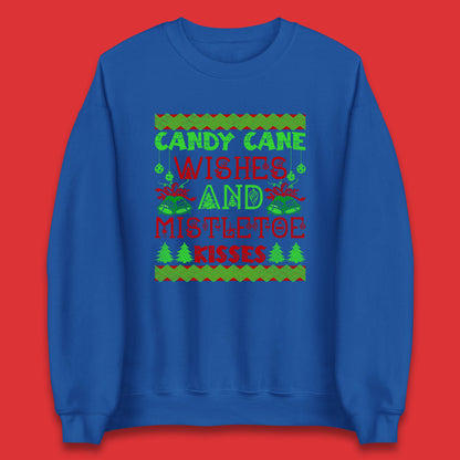 candy cane christmas sweatshirt
