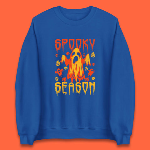 Spooky Season Halloween Ugly Scary Boo Ghost Halloween Vibes Unisex Sweatshirt