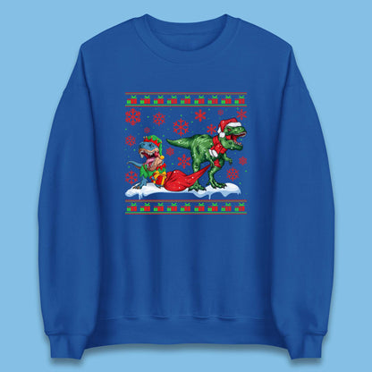 santa & elf costume sweatshirt