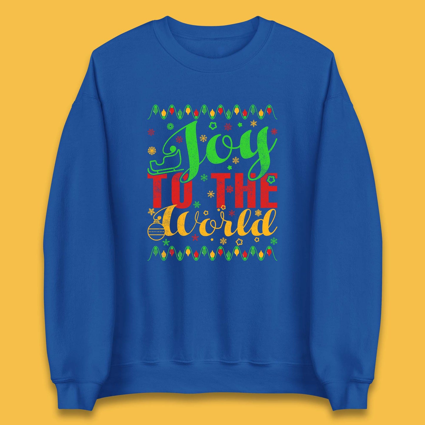 merry christmas joy to the world sweatshirt