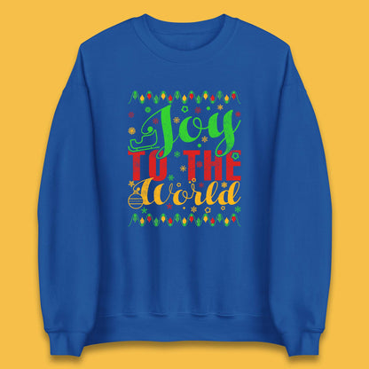 merry christmas joy to the world sweatshirt