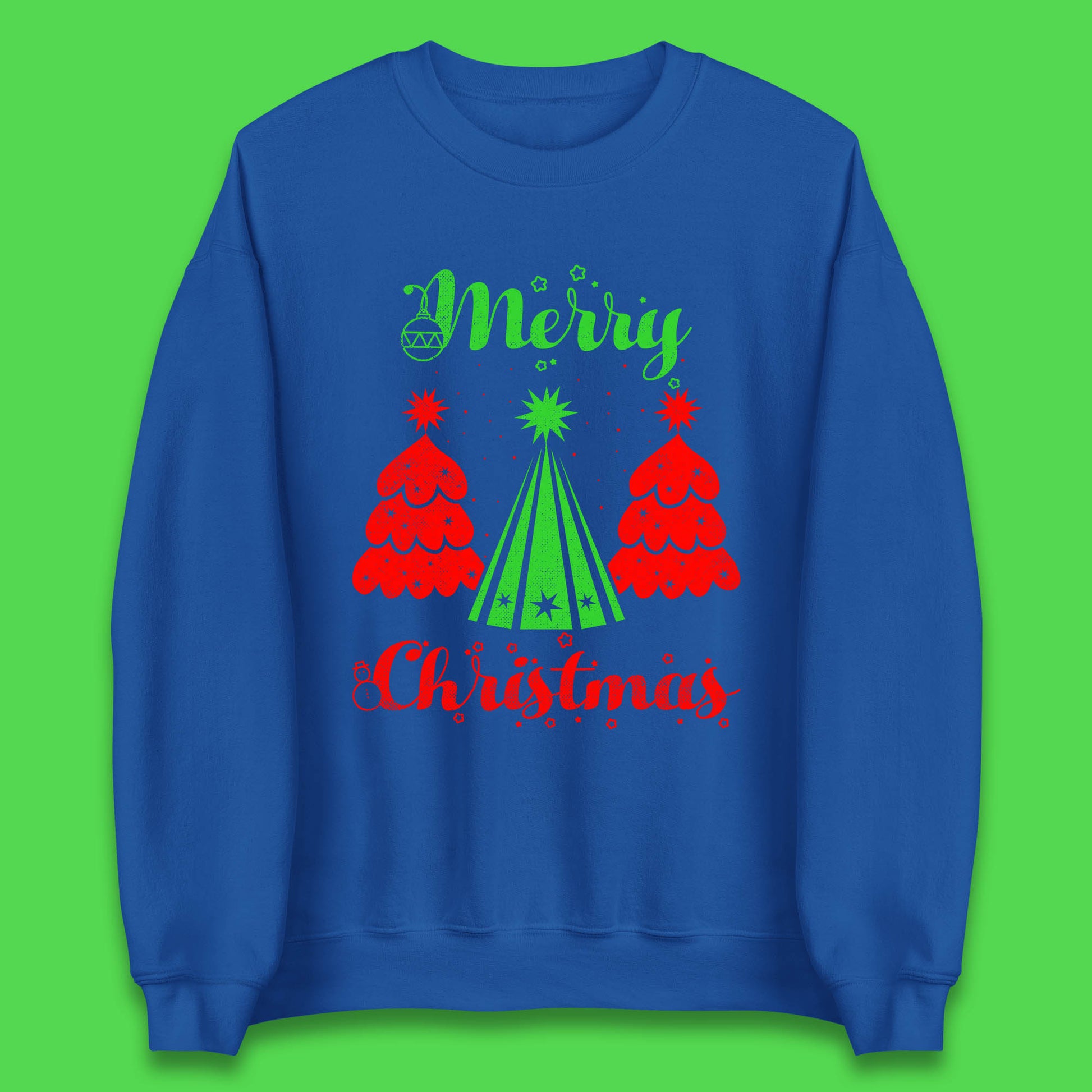 merry christmas tree sweatshirt