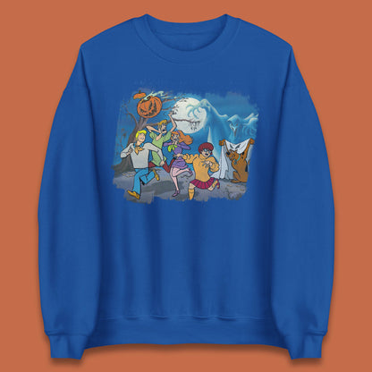 Scooby Doo & Gang Halloween Horror Scary Ghost Haunted Scary Night Unisex Sweatshirt